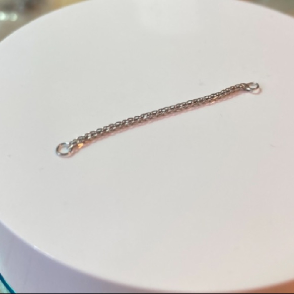 Nana Bijou White Gold Piercing Chain